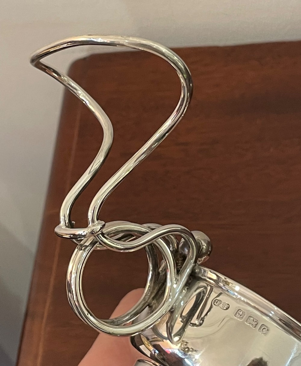 Rare George v Solid Silver Brandy Warming Pan View VII