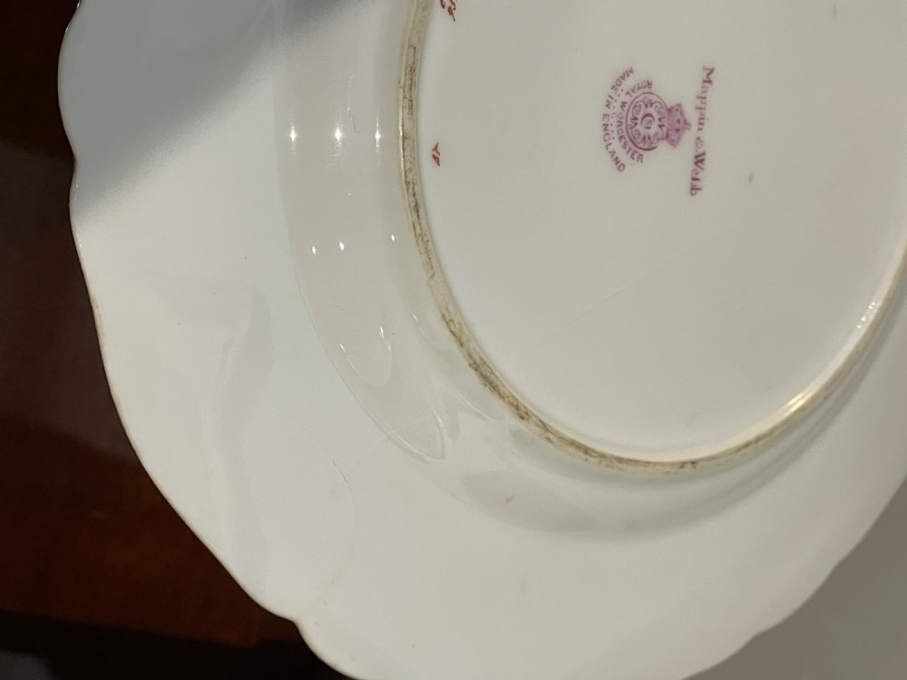 Royal Worcester Hand Painted Plate by Thomas Lockyer View VIII