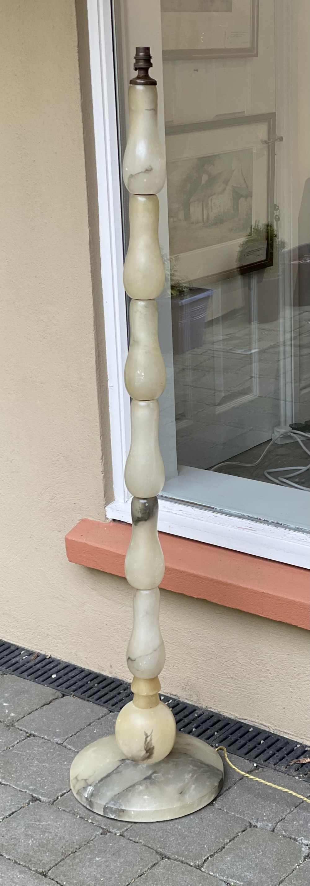 Alabaster Marble Floor Standard Lamp