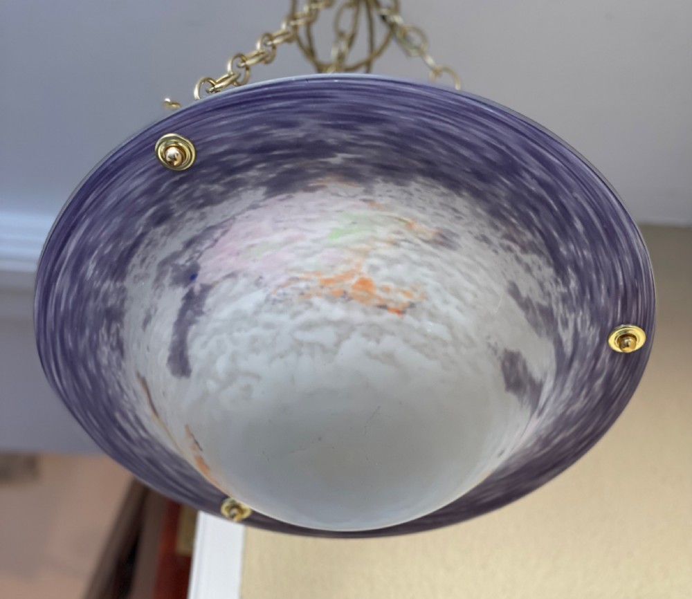 Art Deco Plafonnier Ceiling Light, Noverdy View VI