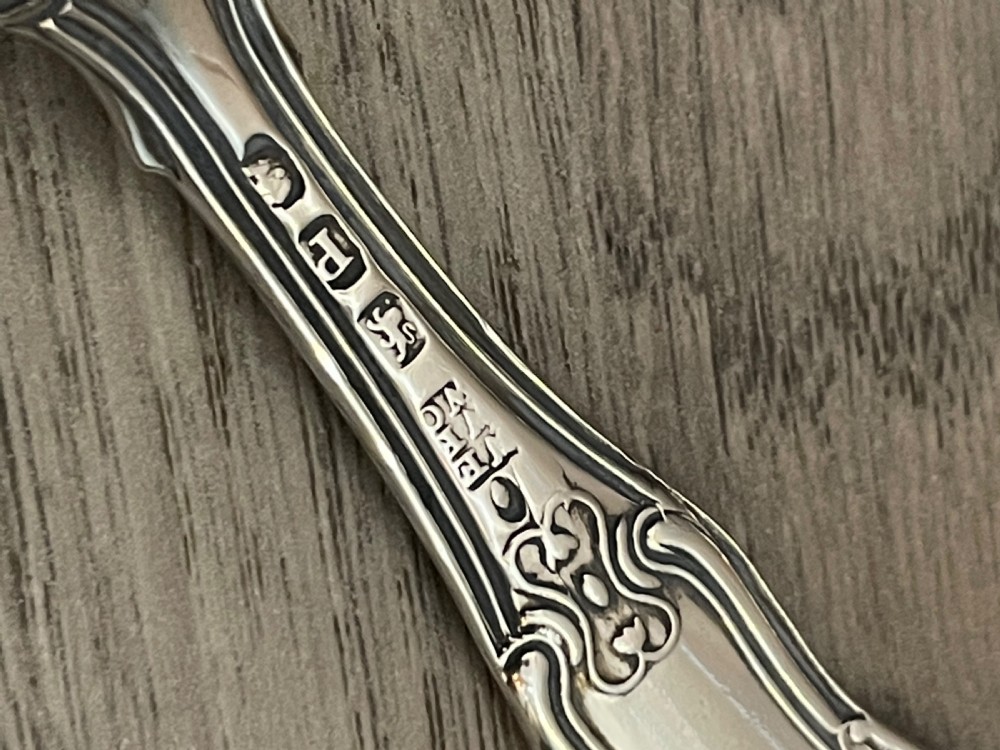 George III Silver Kings Pattern Caddy Spoon View II