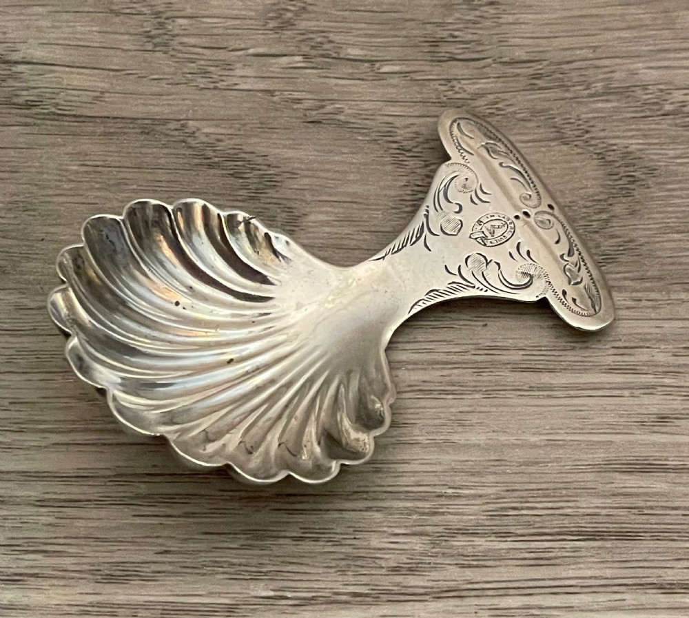 Very Pretty George V Silver Caddy Spoon