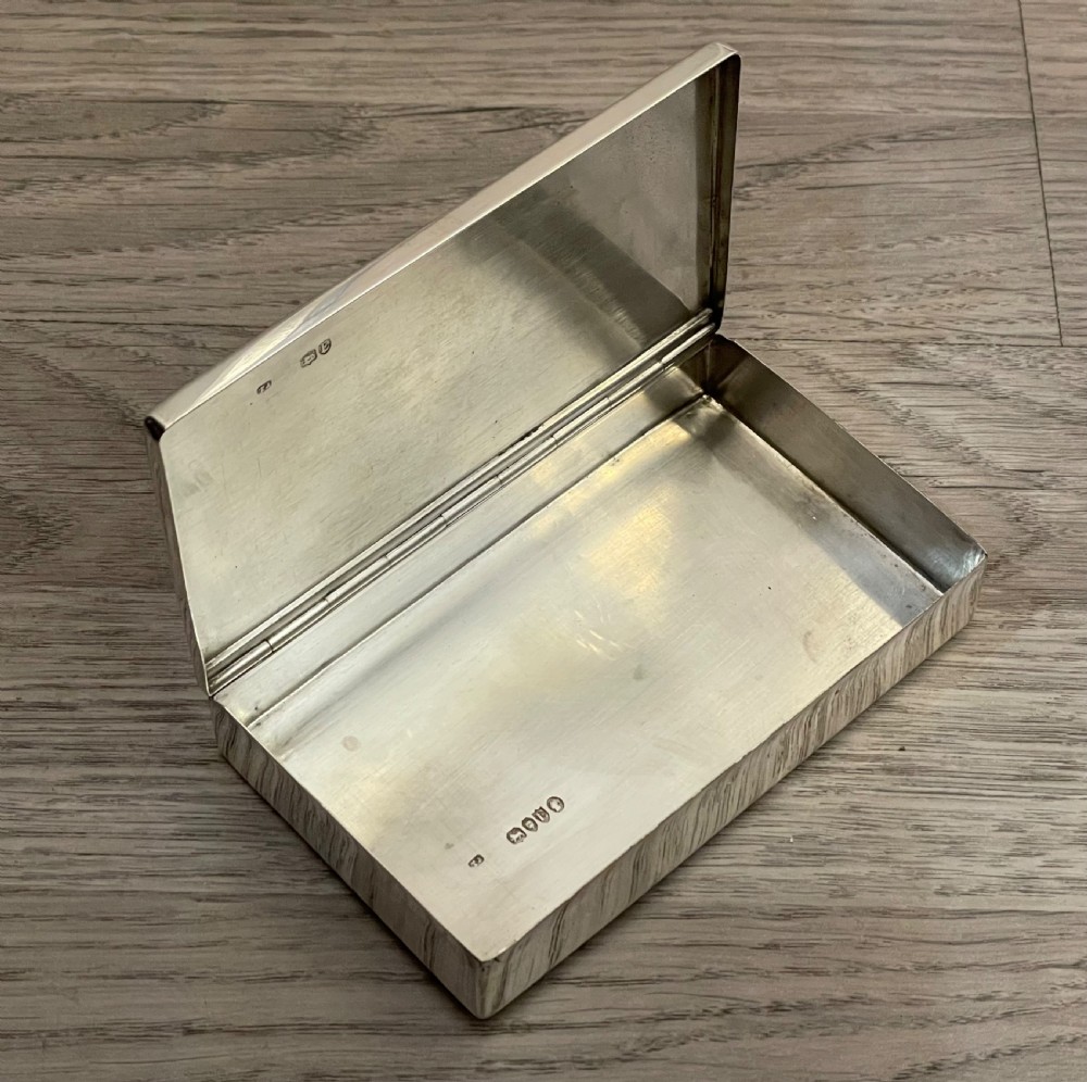 Victorian Solid Silver Table Box, 1880 View II