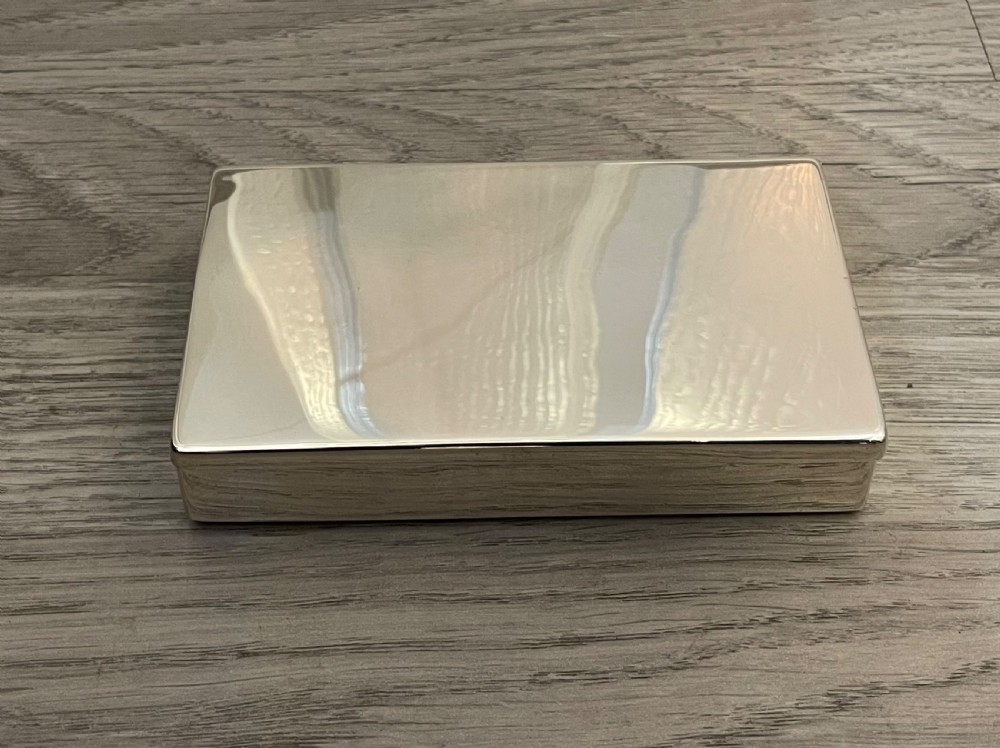 Victorian Solid Silver Table Box, 1880 View V