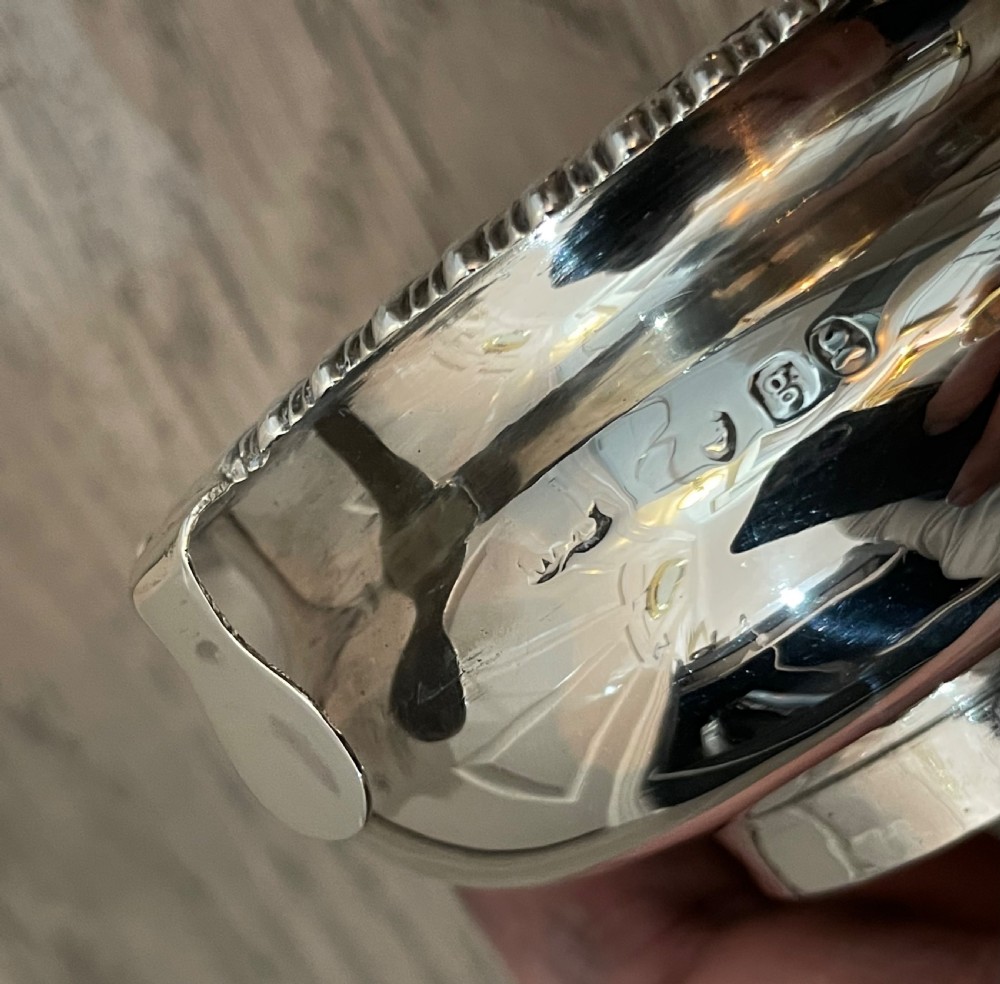 George III Silver Wine Funnel by William Bateman View III