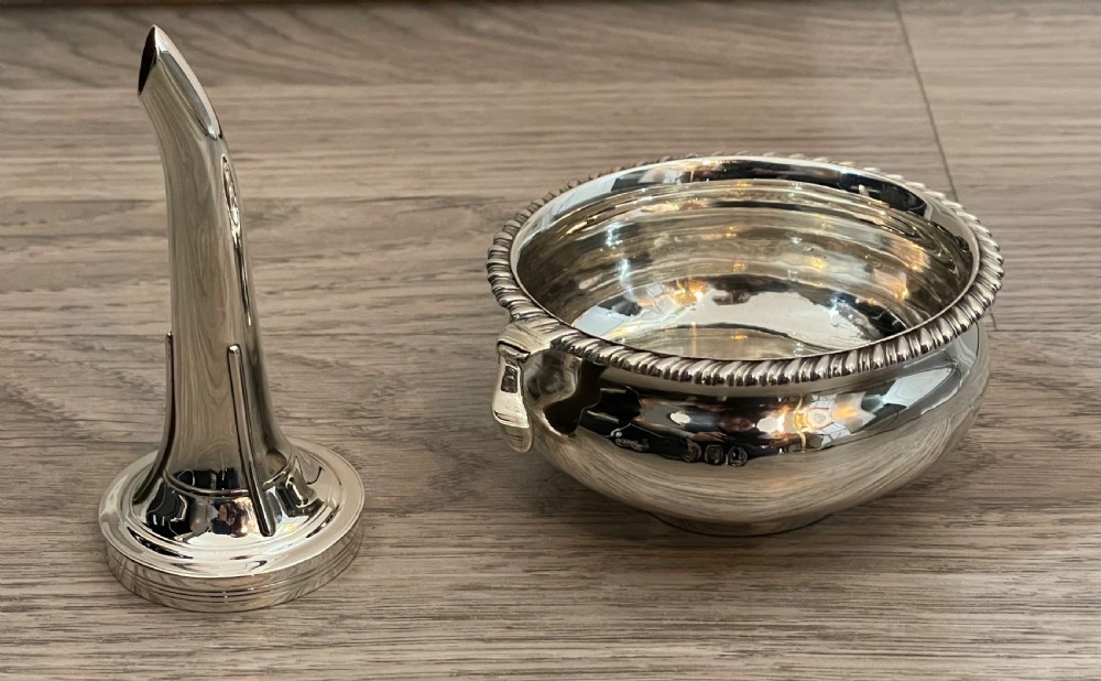 George III Silver Wine Funnel by William Bateman View V