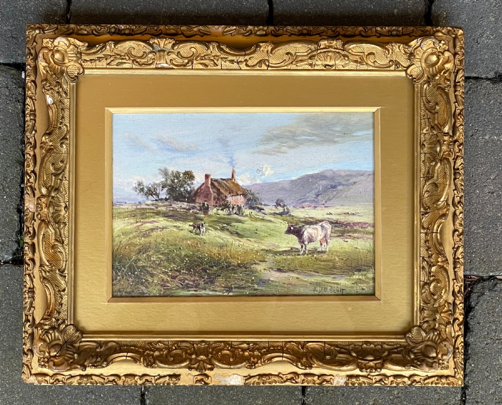 Victorian Oil Painting by Lancashire Artist Hugh B Scott View III