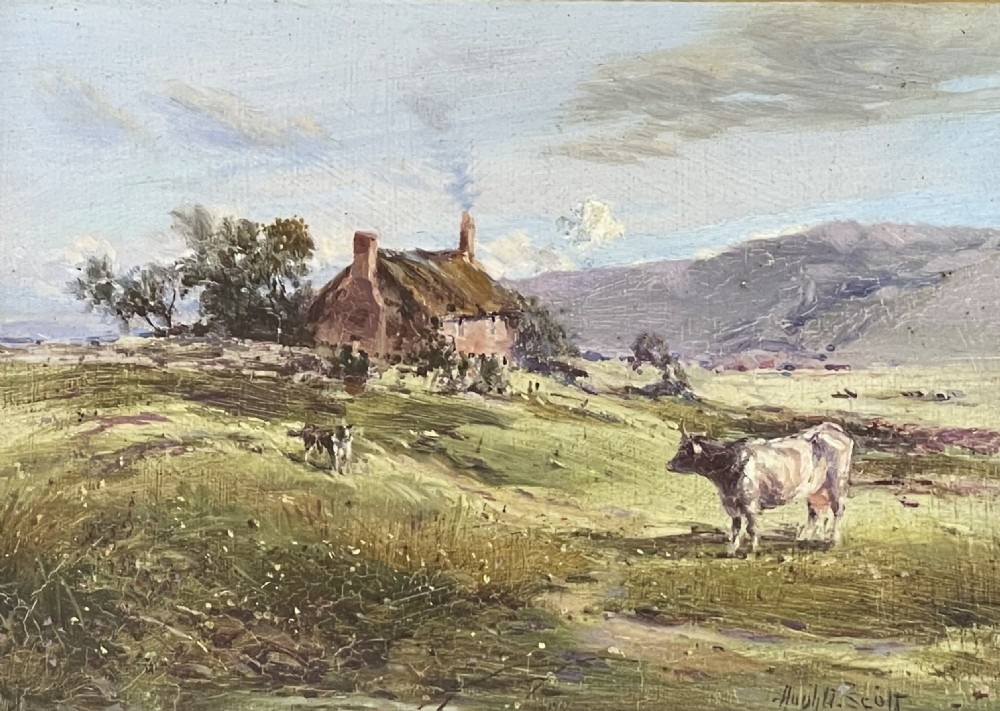 Victorian Oil Painting by Lancashire Artist Hugh B Scott View IV