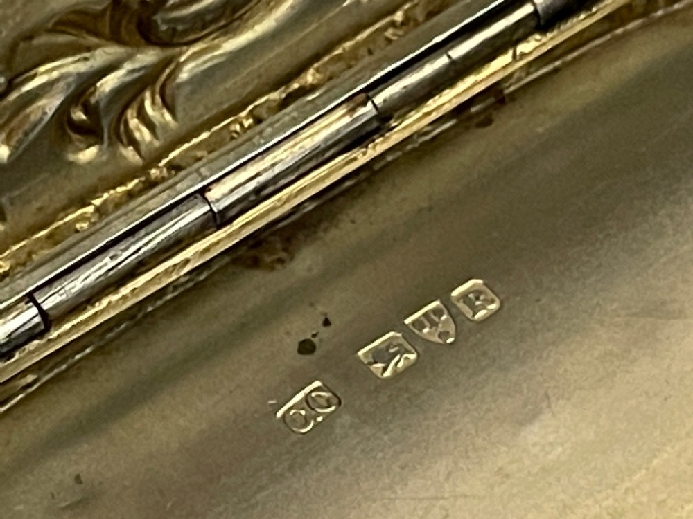 Pretty Late Victorian Silver Snuff Box, 1900 View V
