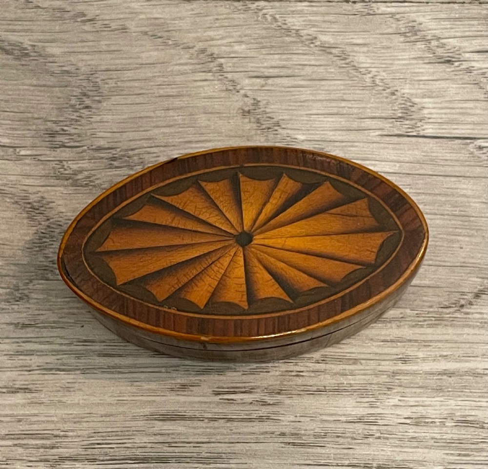 George III Patera Fan Inlaid Snuff Box View II