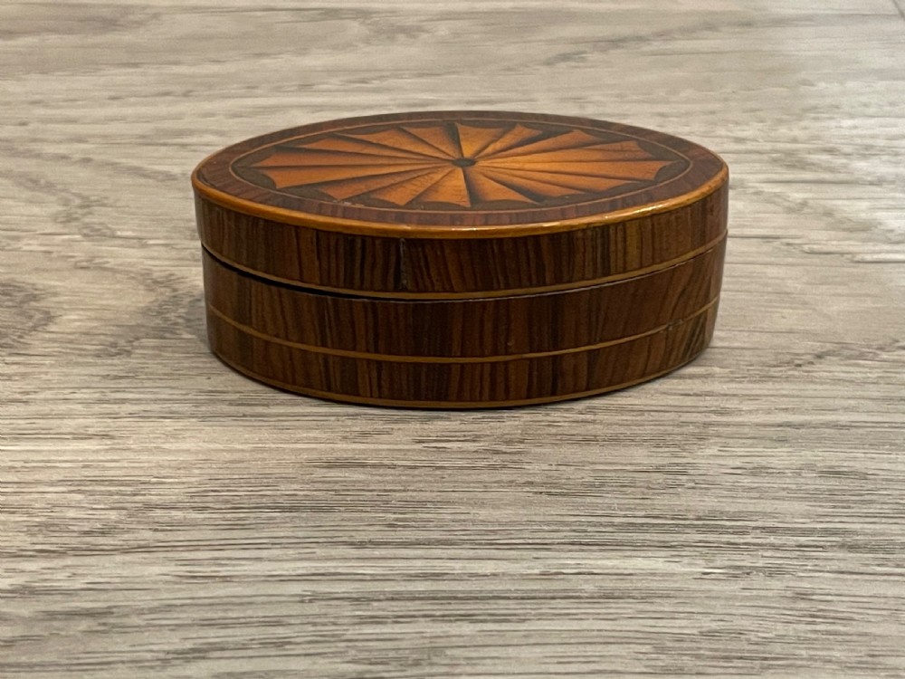 George III Patera Fan Inlaid Snuff Box View III