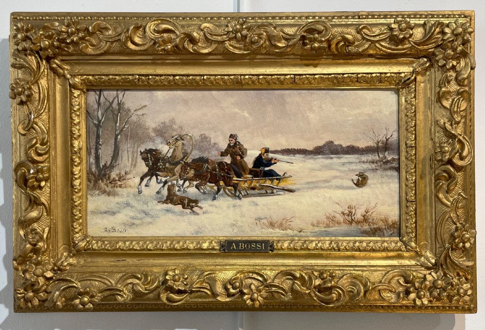 19th Century Oil Painting by A Bossi