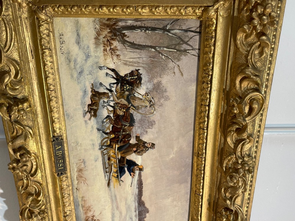 19th Century Oil Painting by A Bossi View III