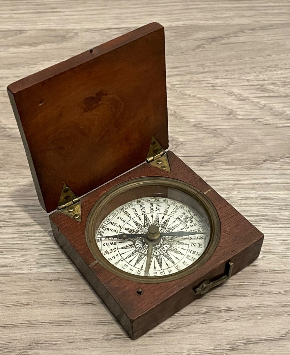 Georgian Rosewood Cased Pocket Compass View II