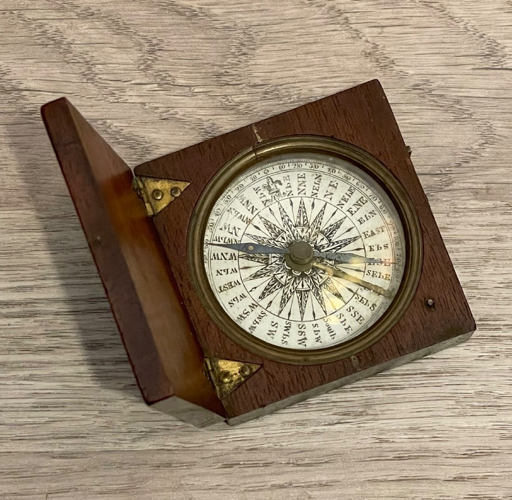 Georgian Rosewood Cased Pocket Compass View III