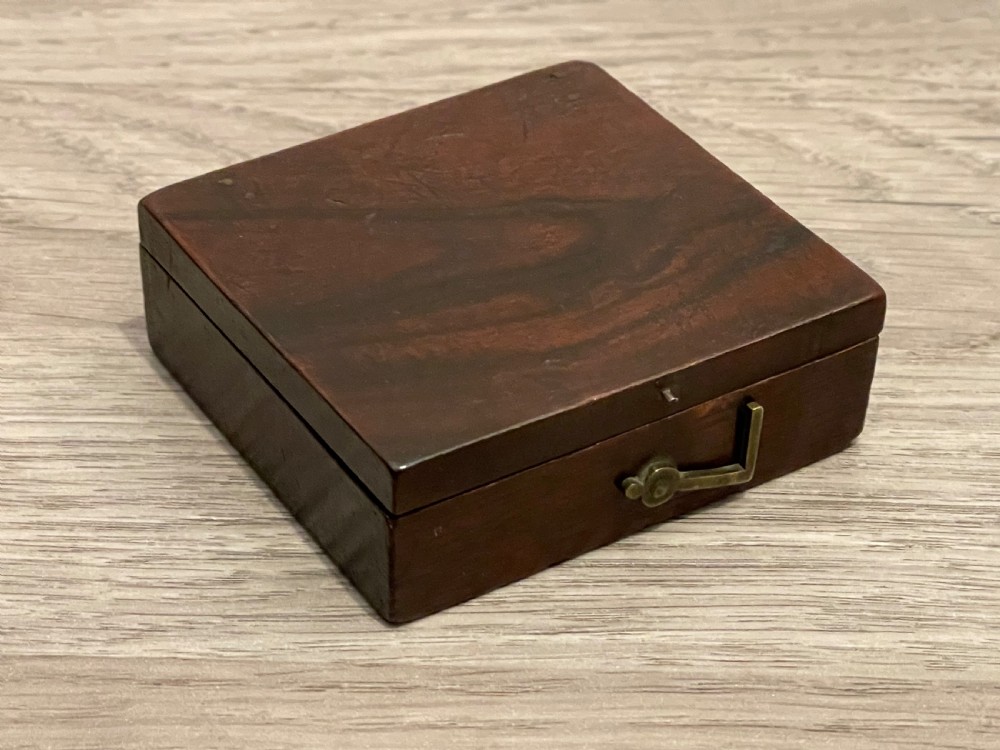 Georgian Rosewood Cased Pocket Compass View V