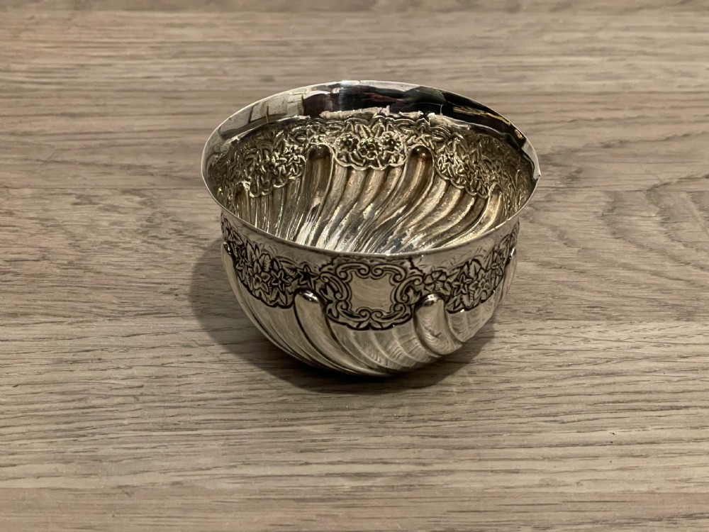 Pretty Victorian Silver Bowl, 1898 View V
