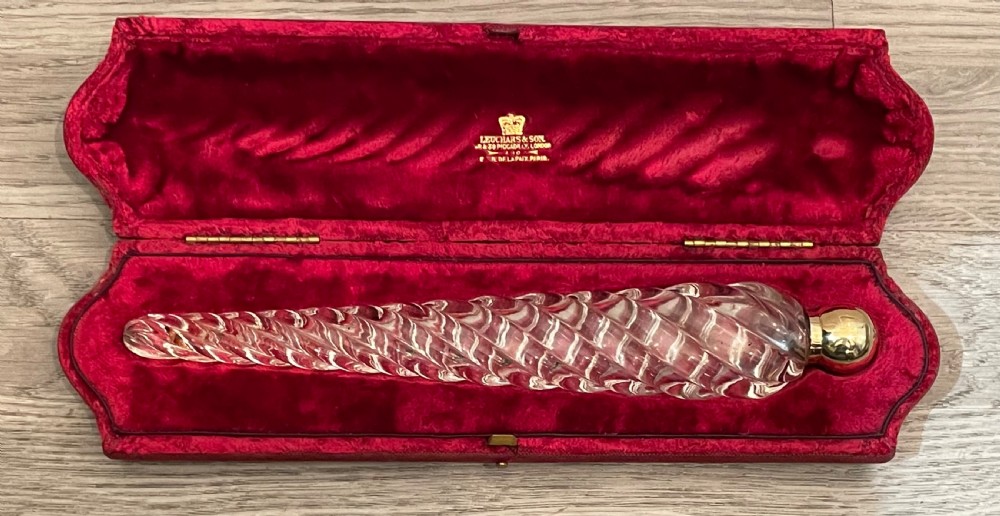 Victorian Scent Bottle by Leuchars & Sons of London 