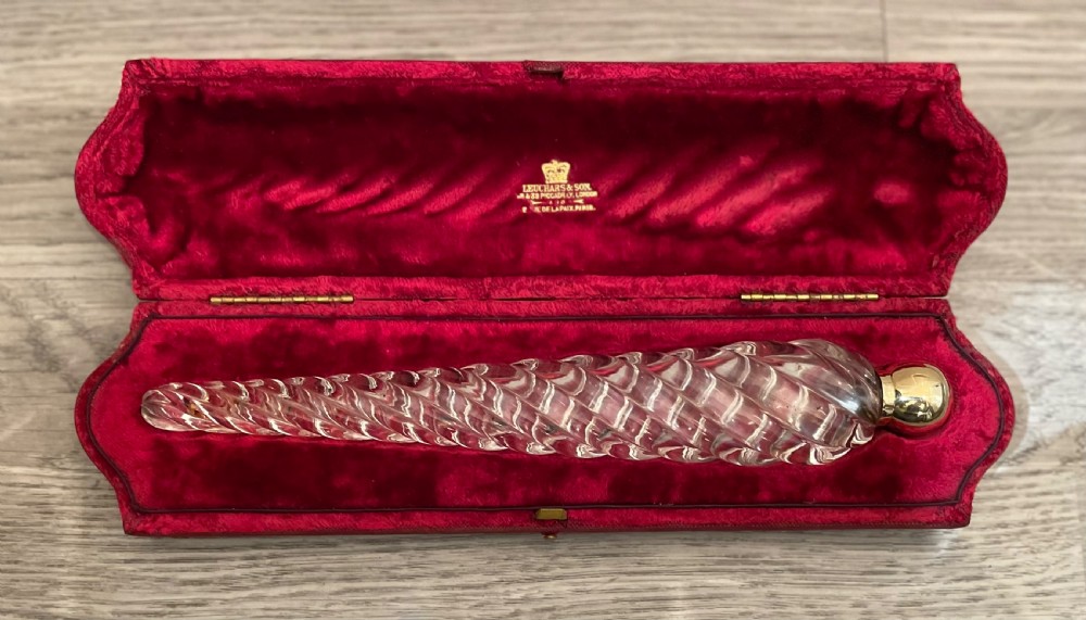 Victorian Scent Bottle by Leuchars & Sons of London  View II