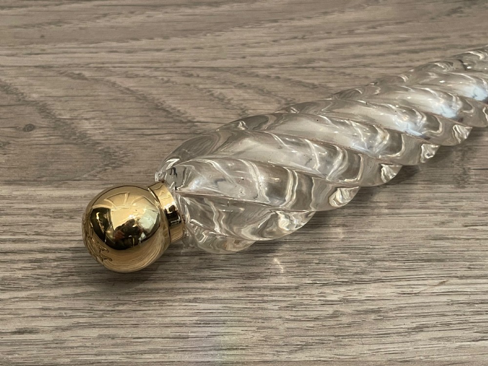 Victorian Scent Bottle by Leuchars & Sons of London  View V