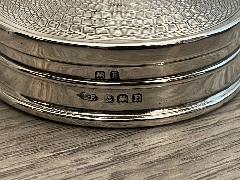 George V Solid Silver Compact, 1929 View IV