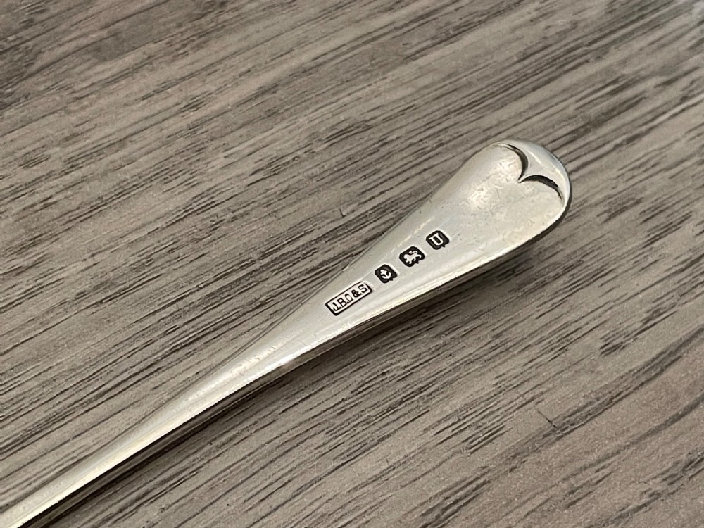 George VI Solid Silver Tea Strainer, 1944 View III