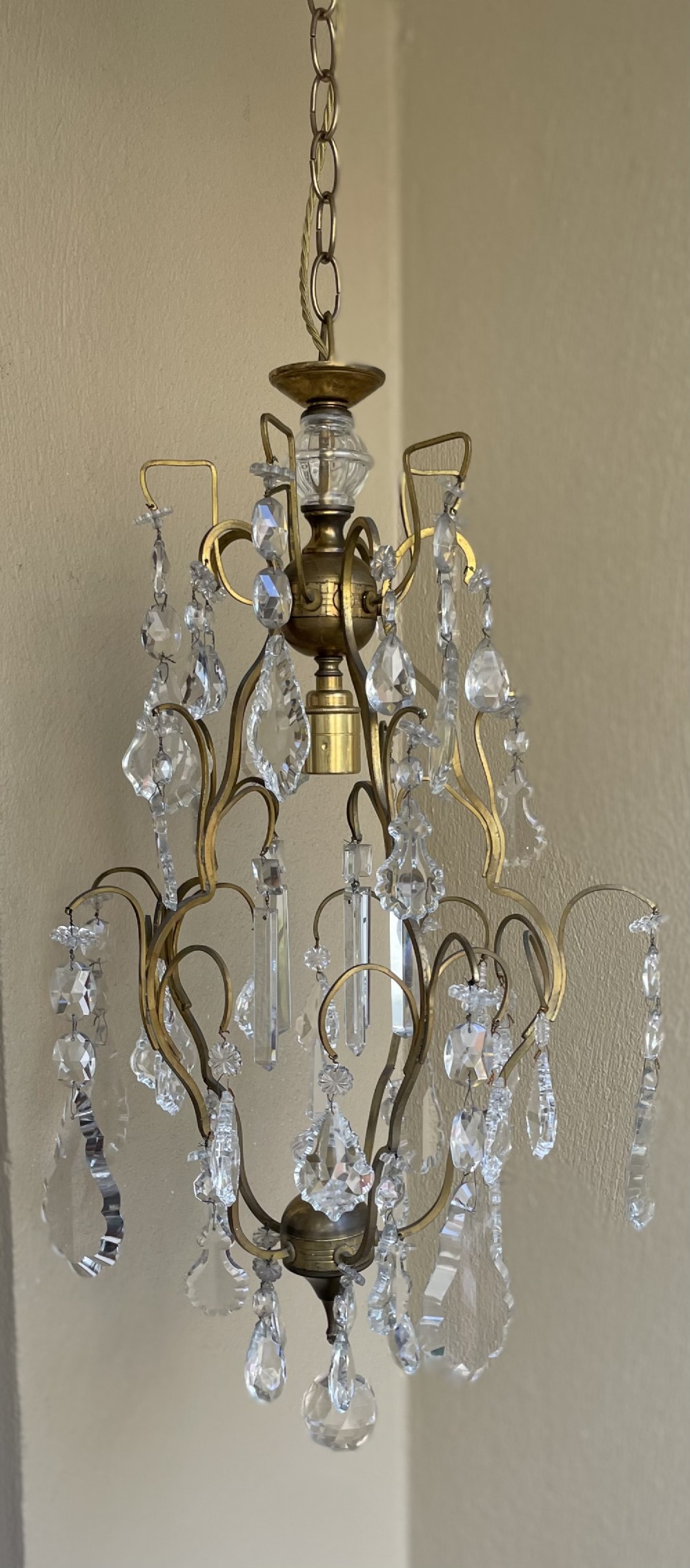 Pretty French Birdcage Chandelier