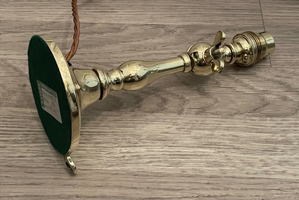 Unusual Early 20th Century Brass Table Lamp View IV
