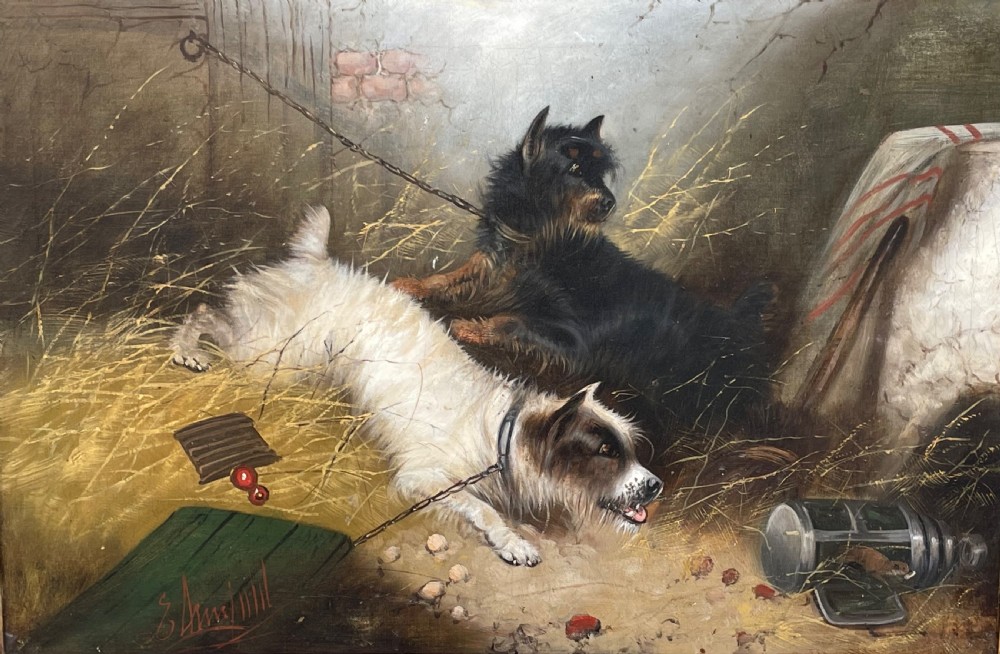 Oil Painting by Edward Armfield (1817-1896) View IV