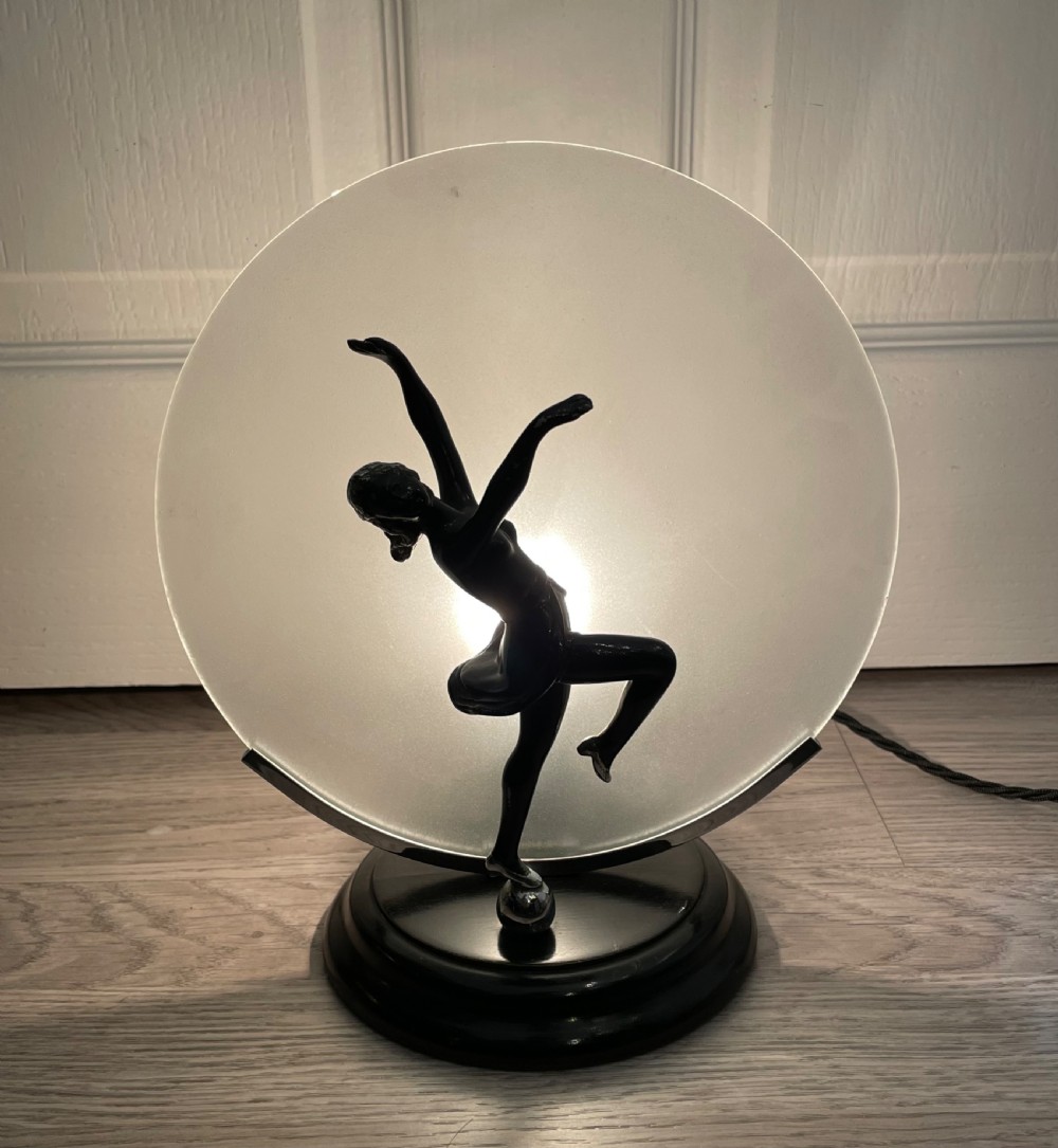Art Deco Silhouette Table Lamp View III