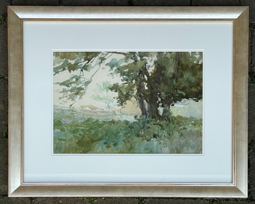 Watercolour Onchan, Isle of Man by Archibald Knox