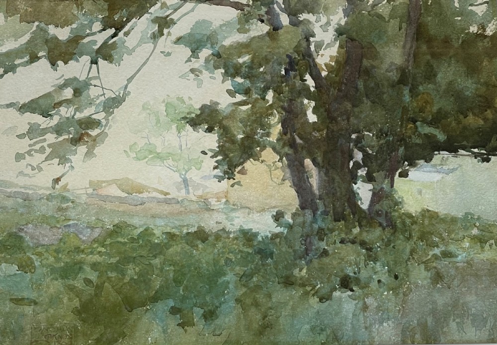Watercolour Onchan, Isle of Man by Archibald Knox View III