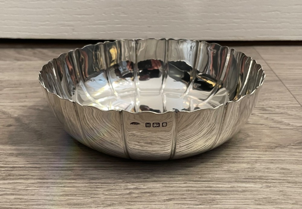George VI Sold Silver Strawberry Dish Bowl