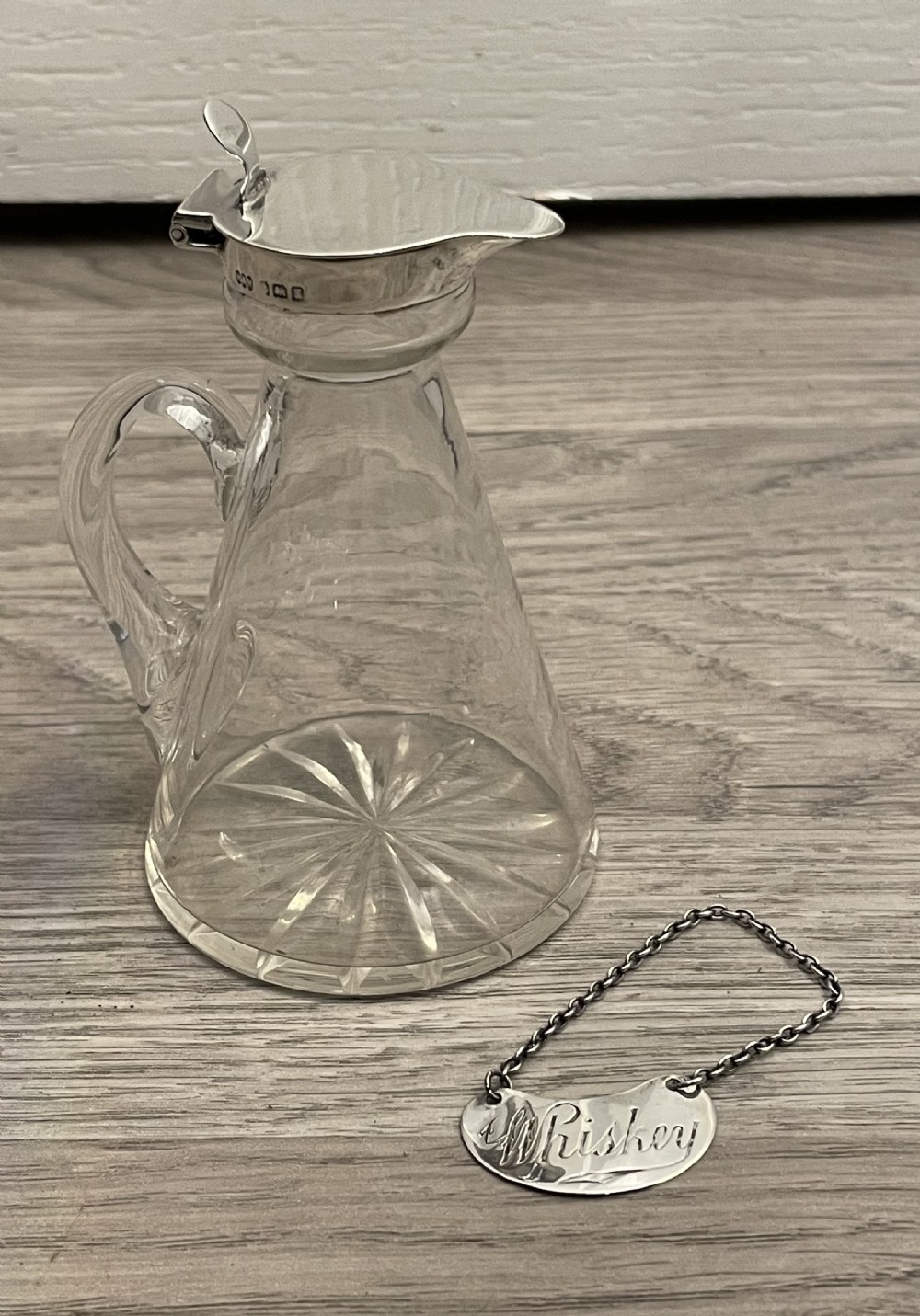 George V Silver Topped Whisky Noggin by Hukin & Heath, 1922