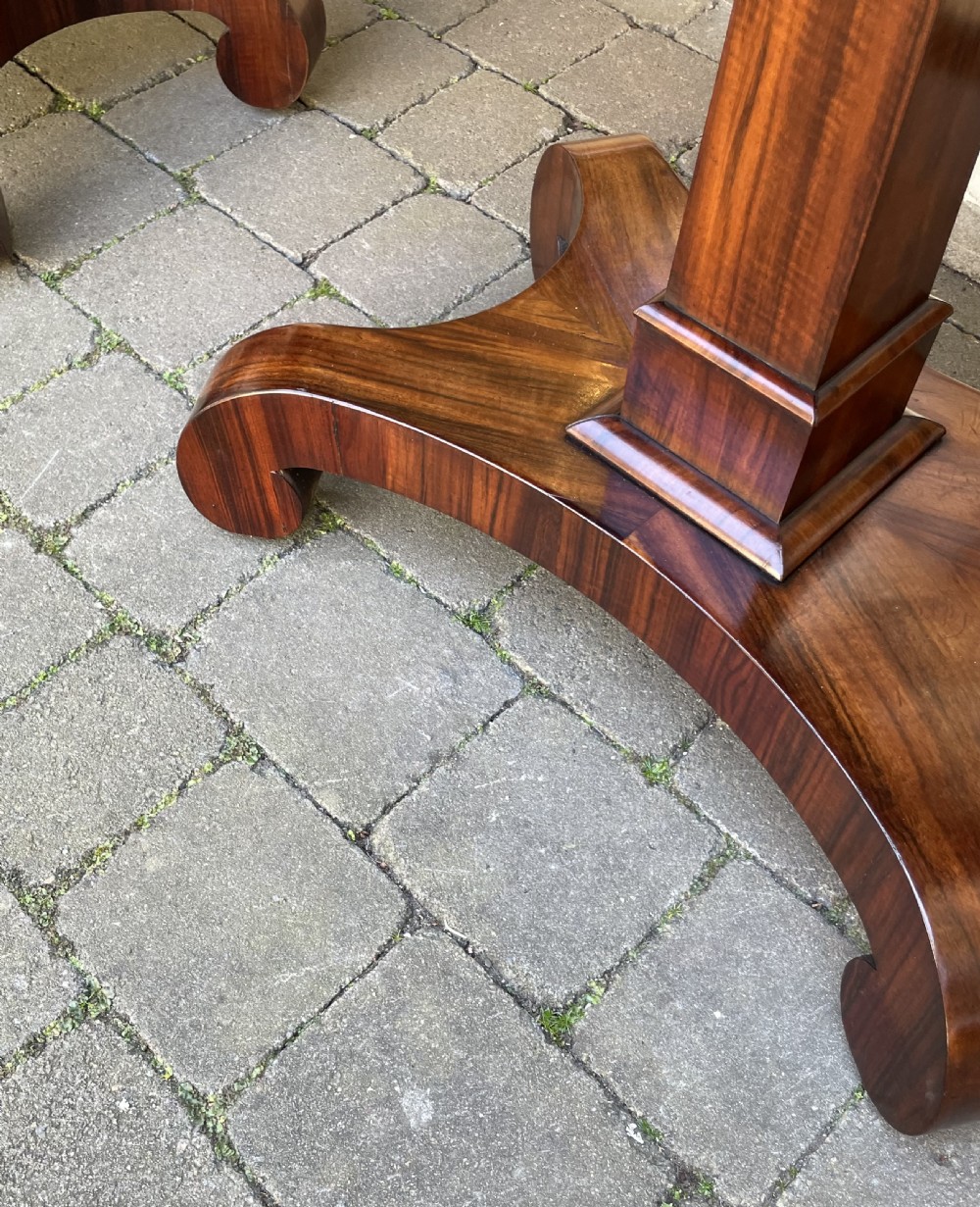 Pair of Regency Gonçalo Alves Tea Tables, With Isle of Man Provenance View III