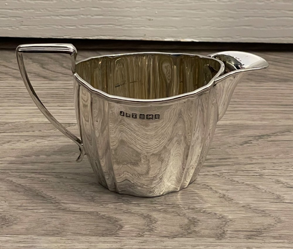 George V Solid Silver Four Piece Tea Set View VII