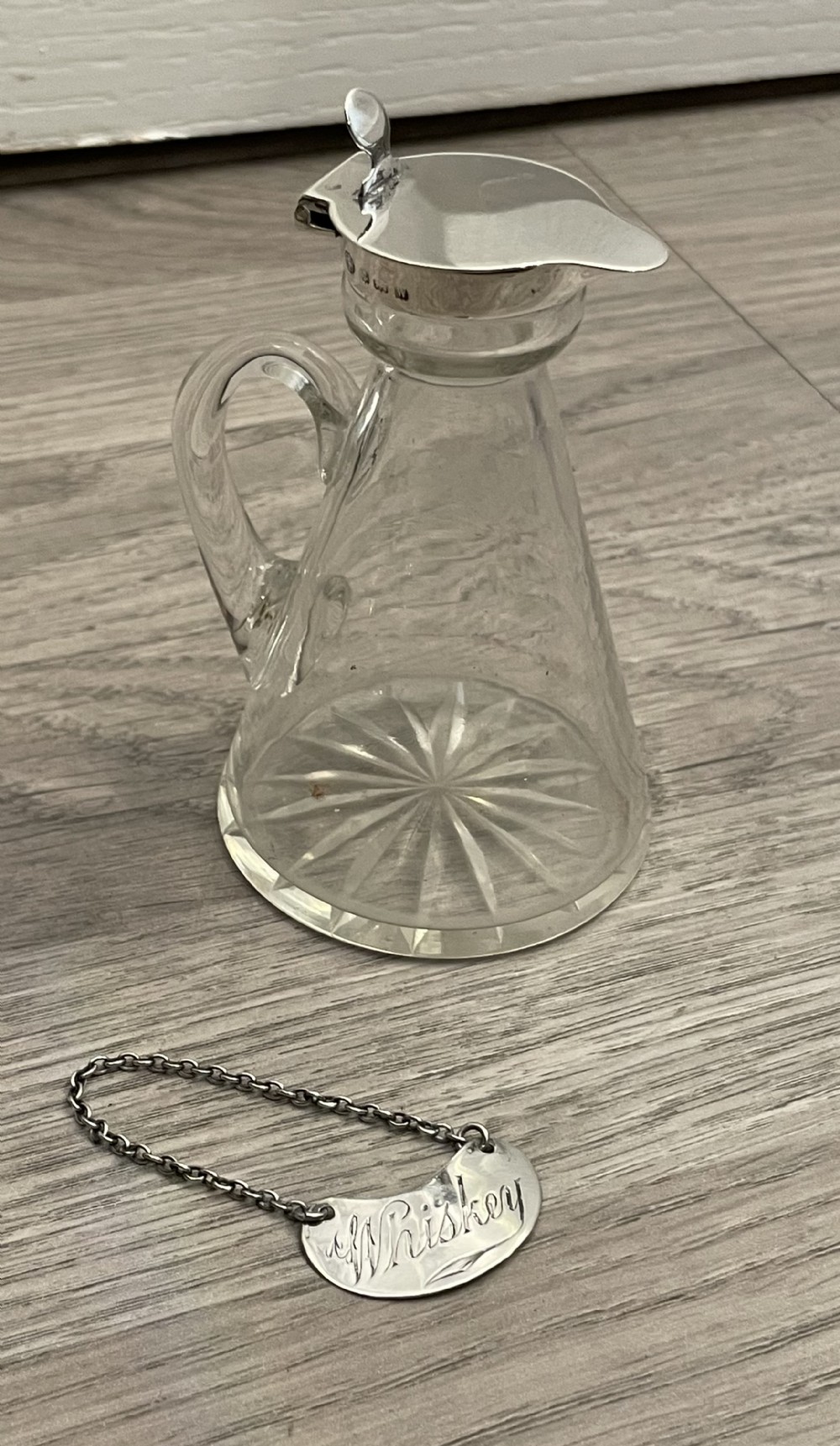 George V Silver Topped Whisky Noggin by Hukin & Heath, 1921