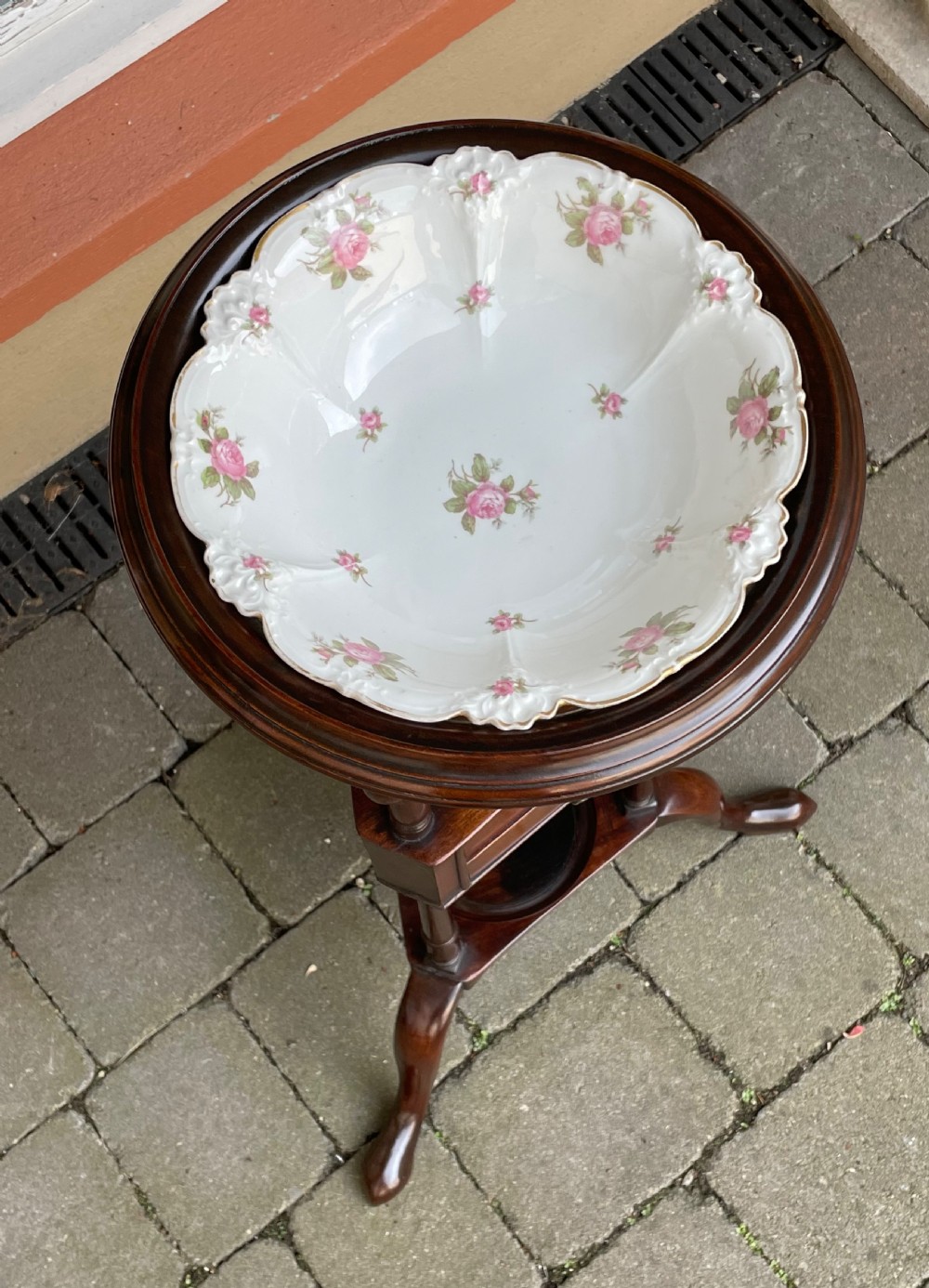 George II Mahogany Wig Stand View II