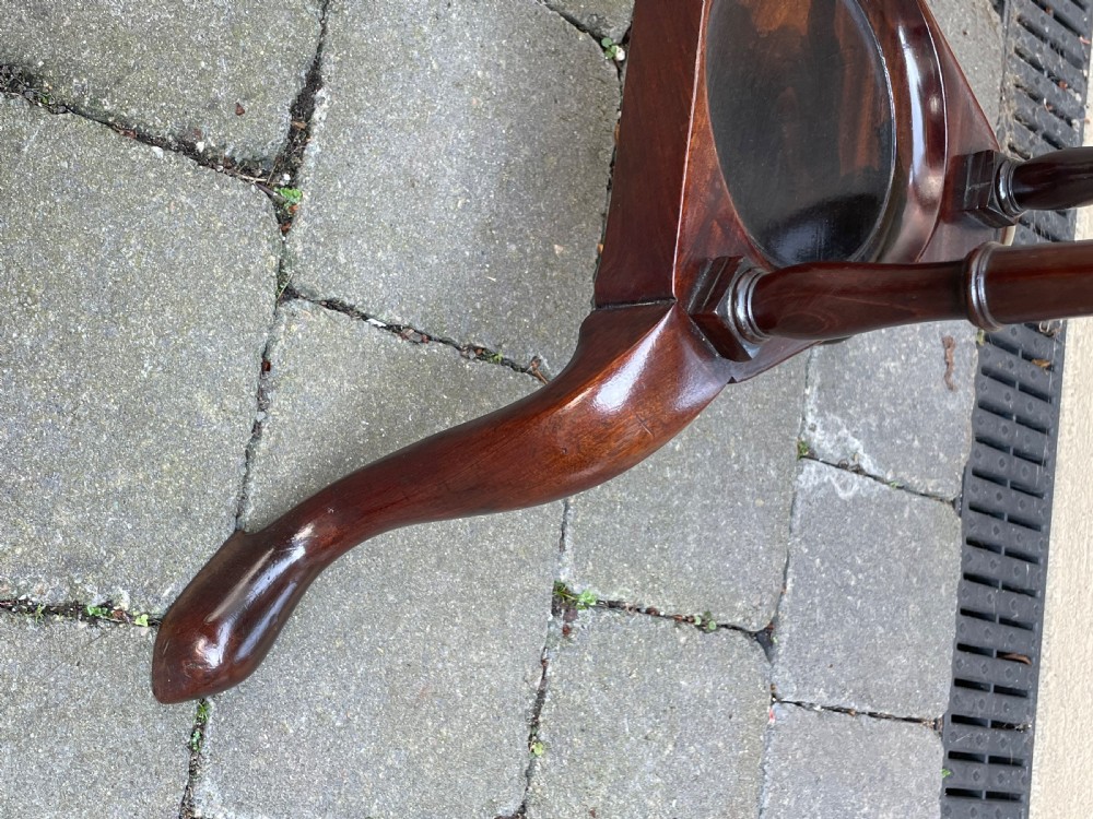 George II Mahogany Wig Stand View VI