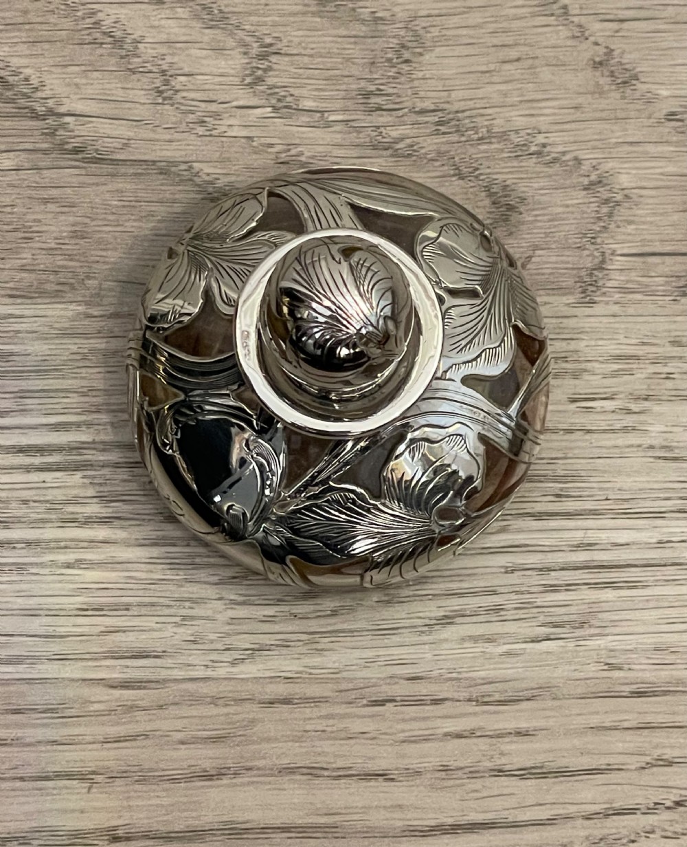American Silver Overlaid Scent Bottle. C1900 View IV