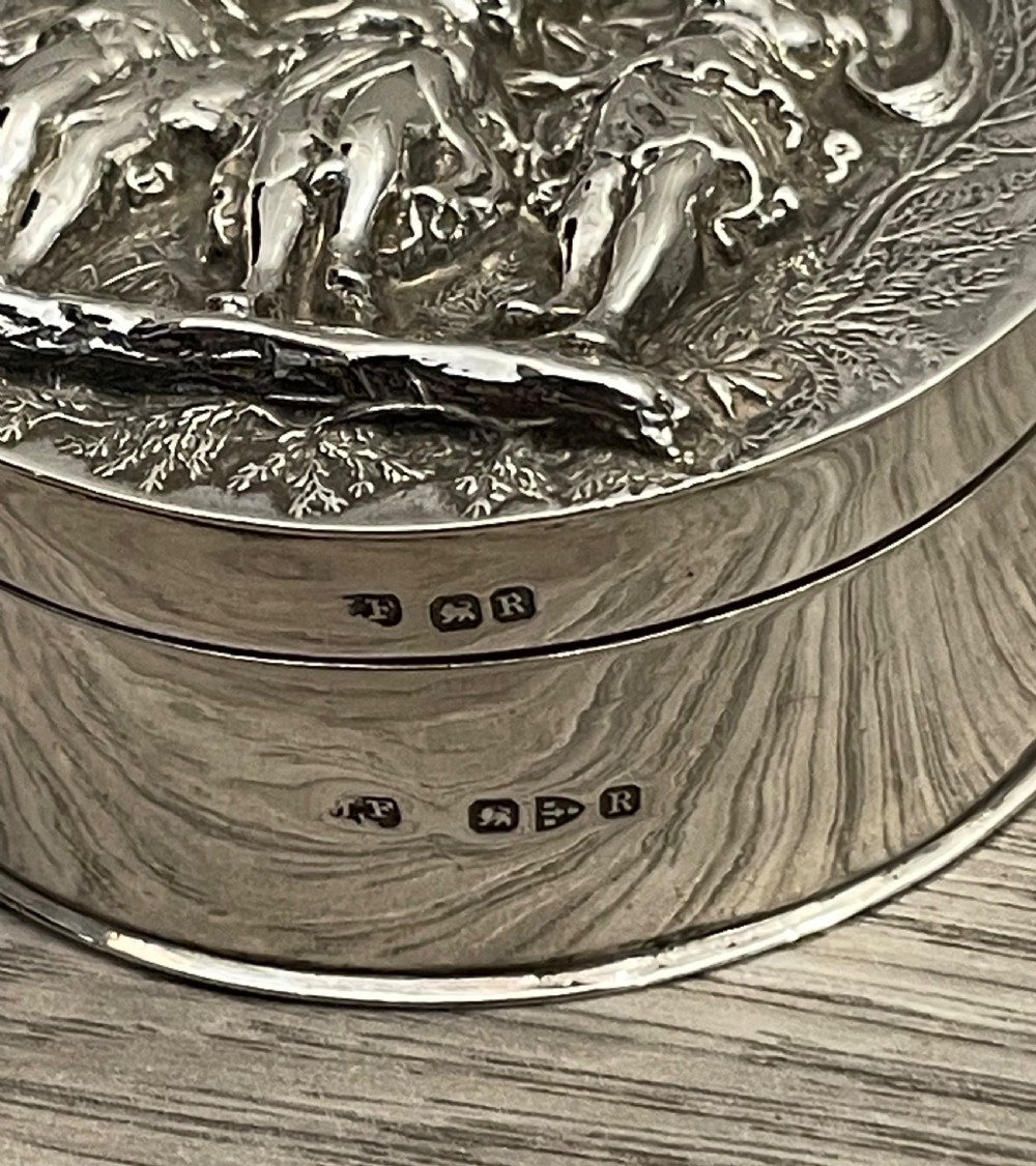 Quality Late Victorian Silver Table Box, Chester 1900 View III
