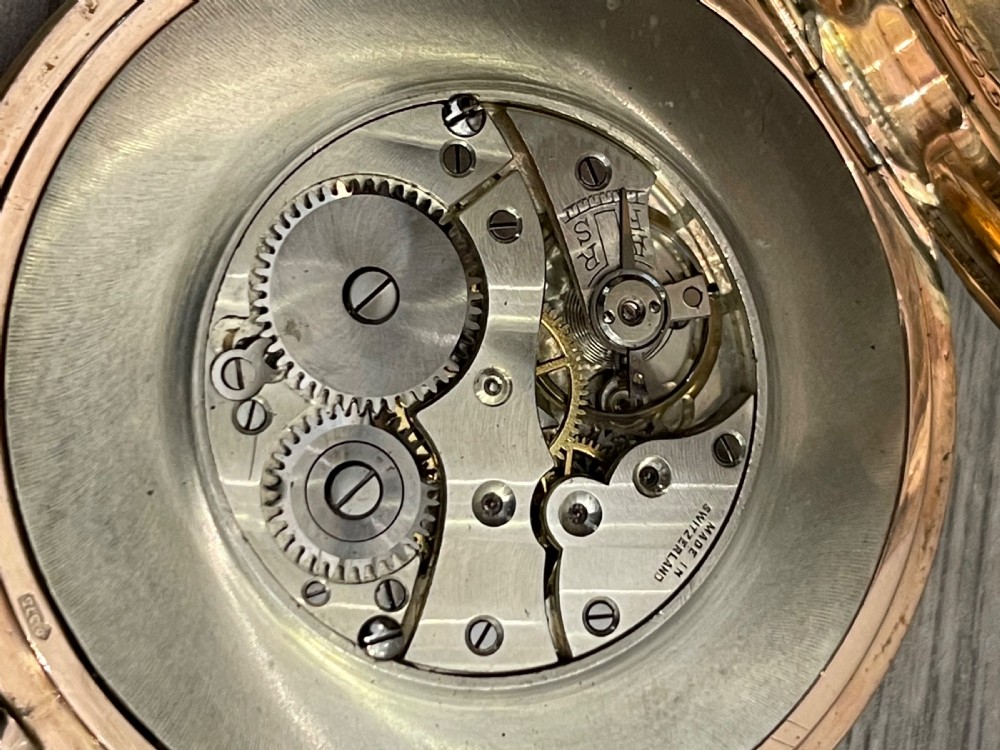 9ct Gold Swiss Movement Full Hunter Pocket Watch, S Smith & Sons View X