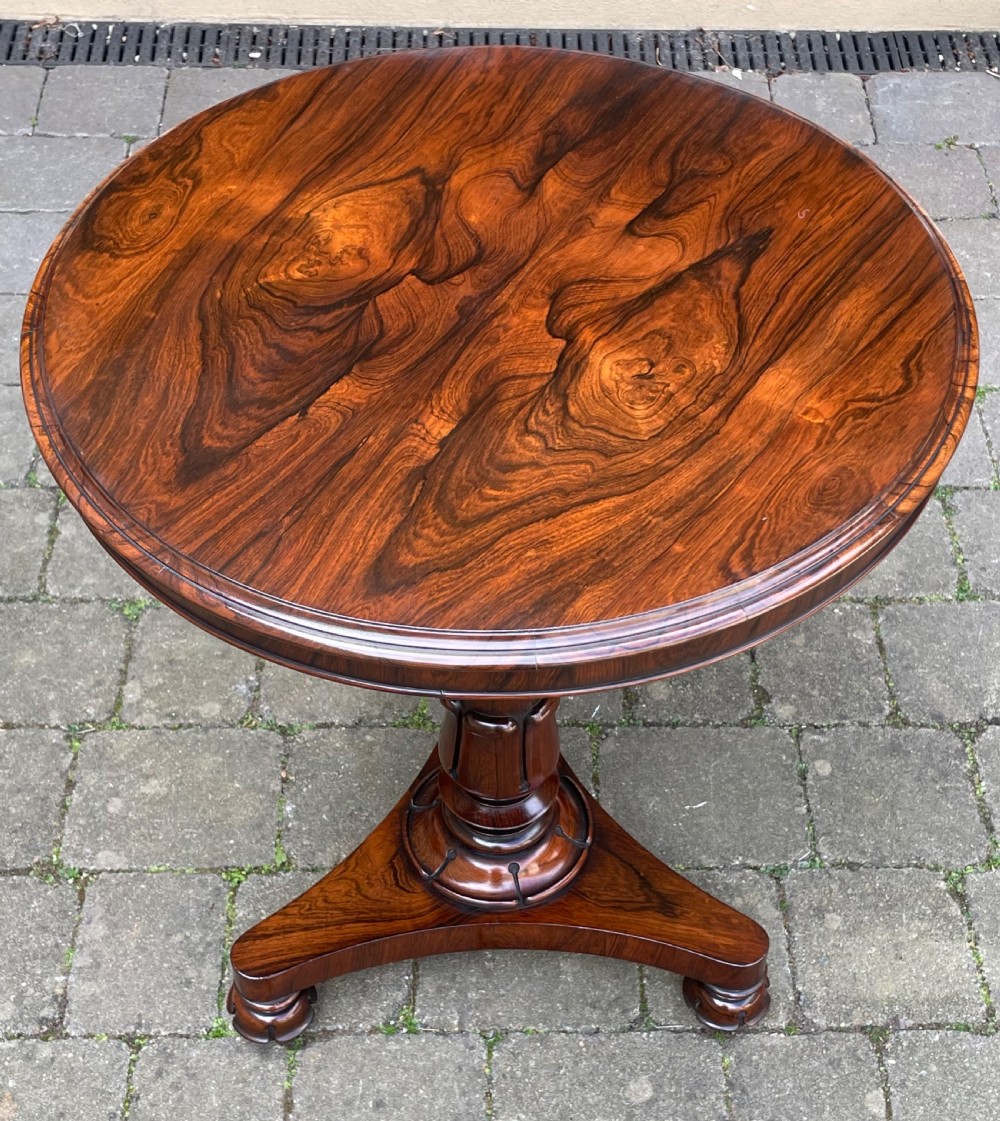 Quality William IV Rosewood Side Table