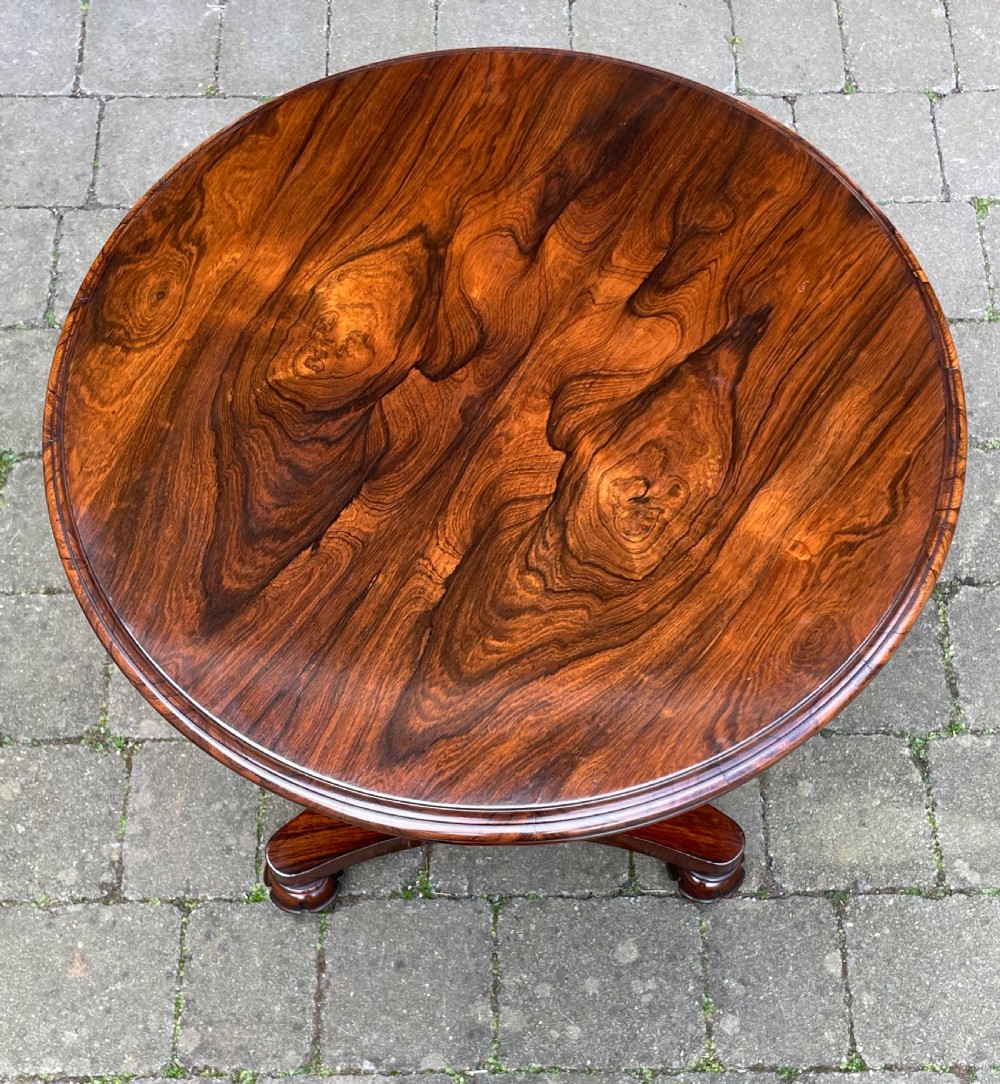 Quality William IV Rosewood Side Table View II