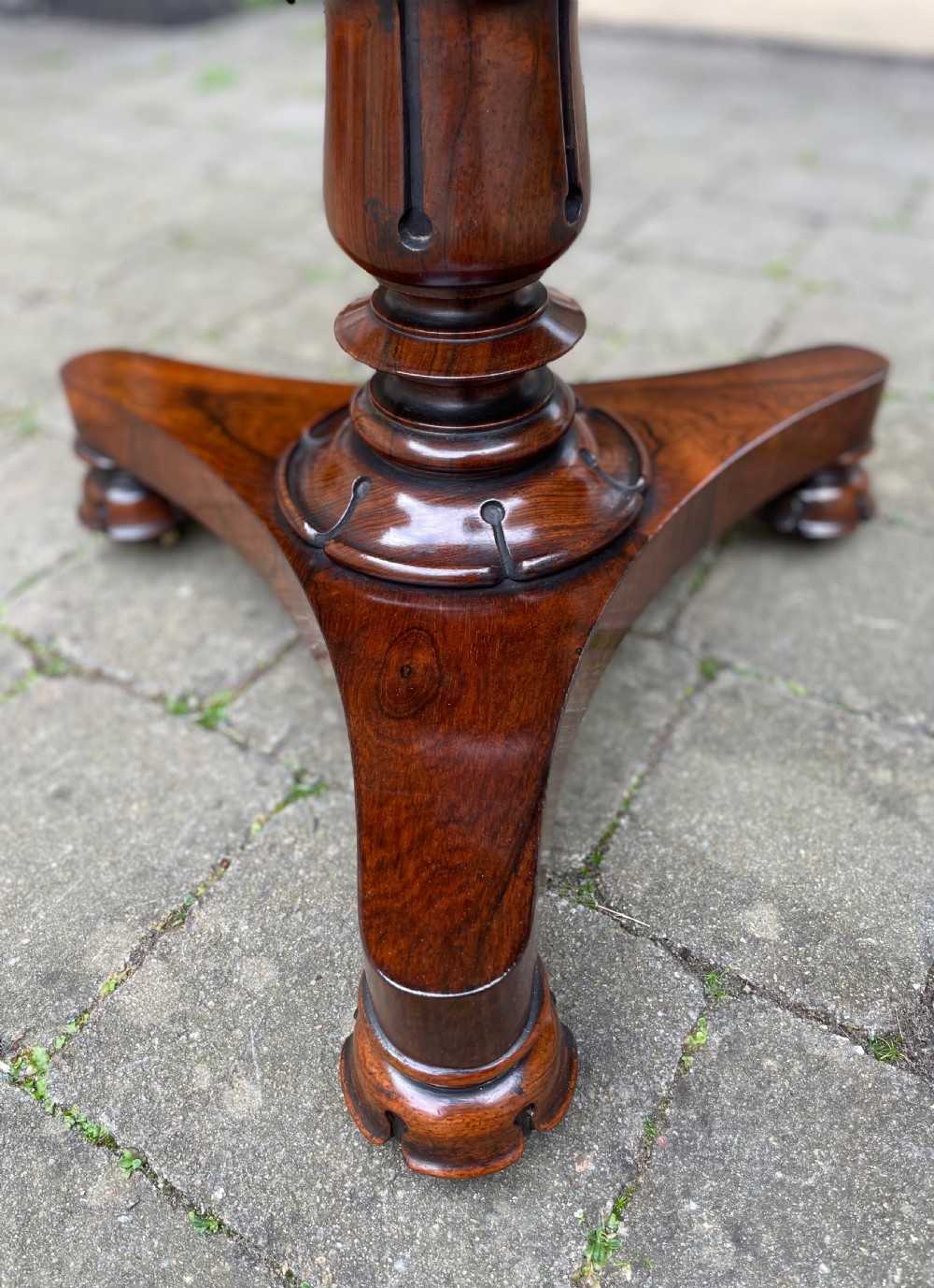 Quality William IV Rosewood Side Table View VII
