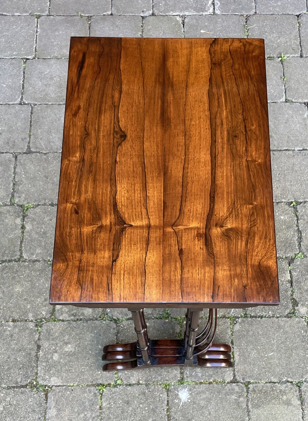 Set of Three Regency Rosewood Nest of Tables View IV