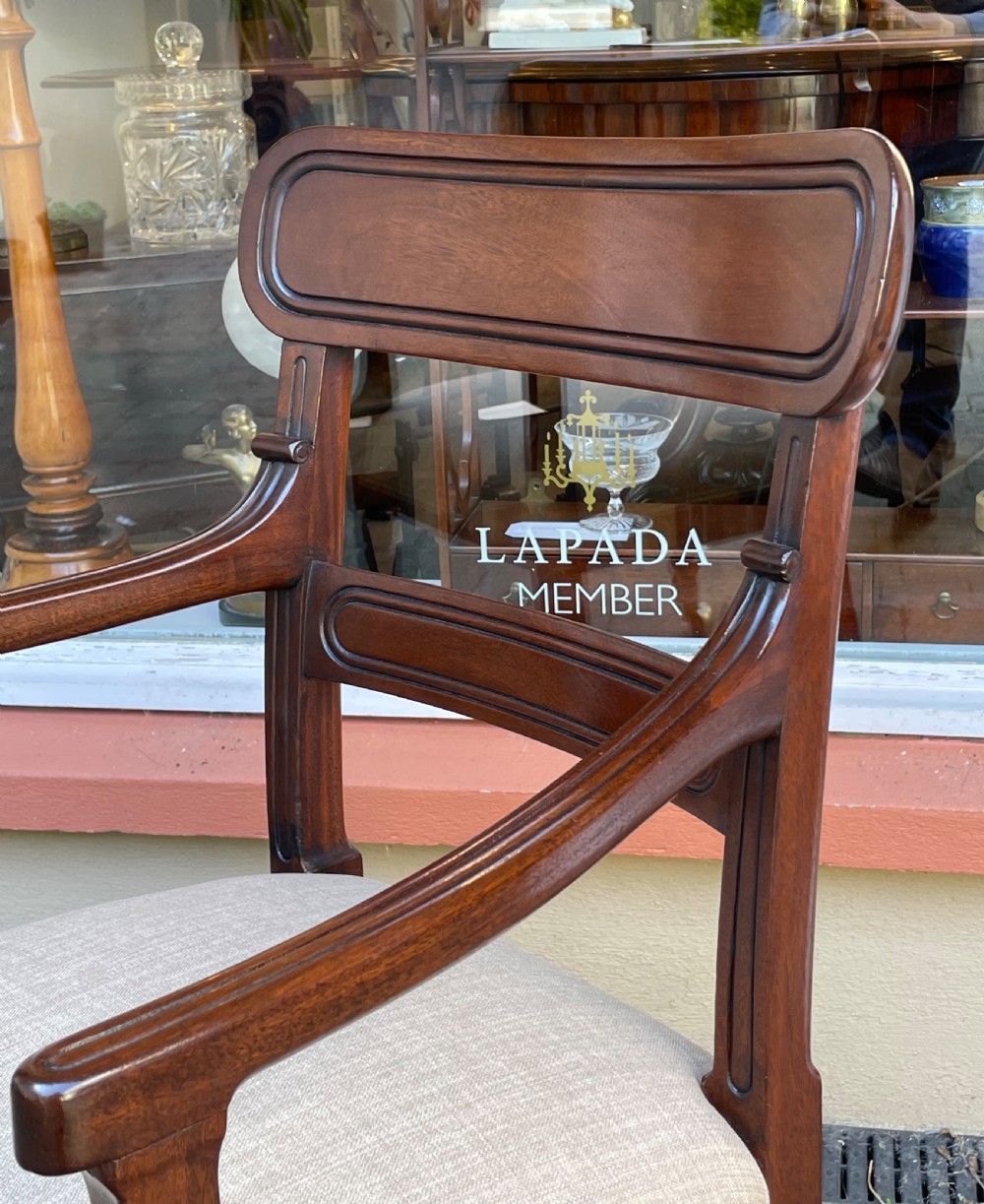 William IV Mahogany Desk Chair of Generous Proportions View II