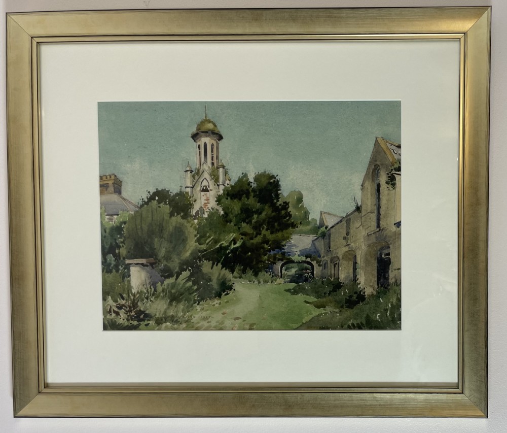 John Hobson Nicholson Watercolour, Kentraugh House, Isle of Man