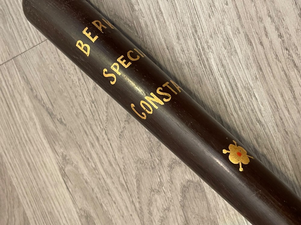 George V Turned Rosewood Truncheon View III