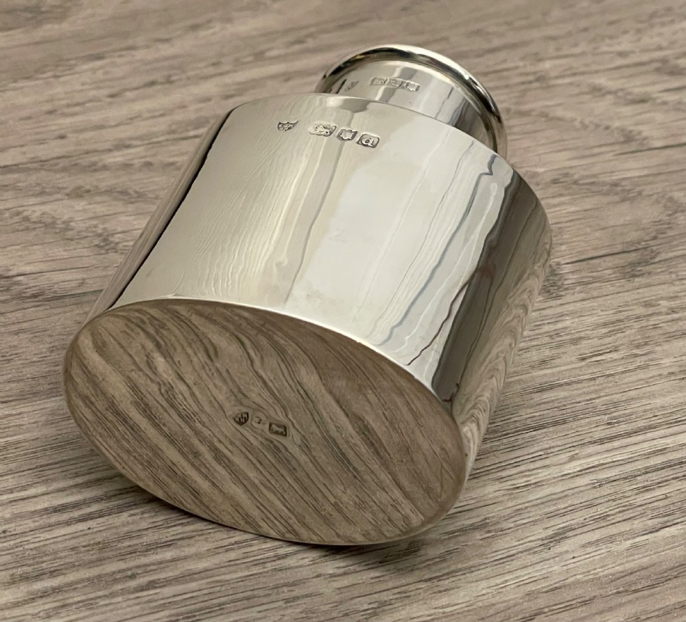 Victorian Solid Silver Tea Caddy, 1899 View VI